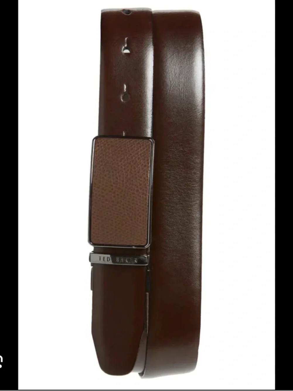 Old money classic Men's Ted Baker Brown Leather Belt 34